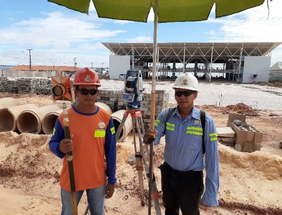 Construção do Hidroviário — Santarém – PA