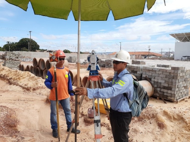 Construção do Hidroviário — Santarém – PA